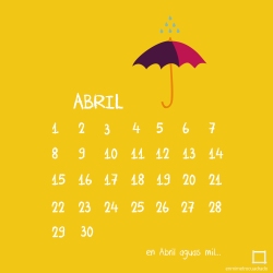 Calendario Abril